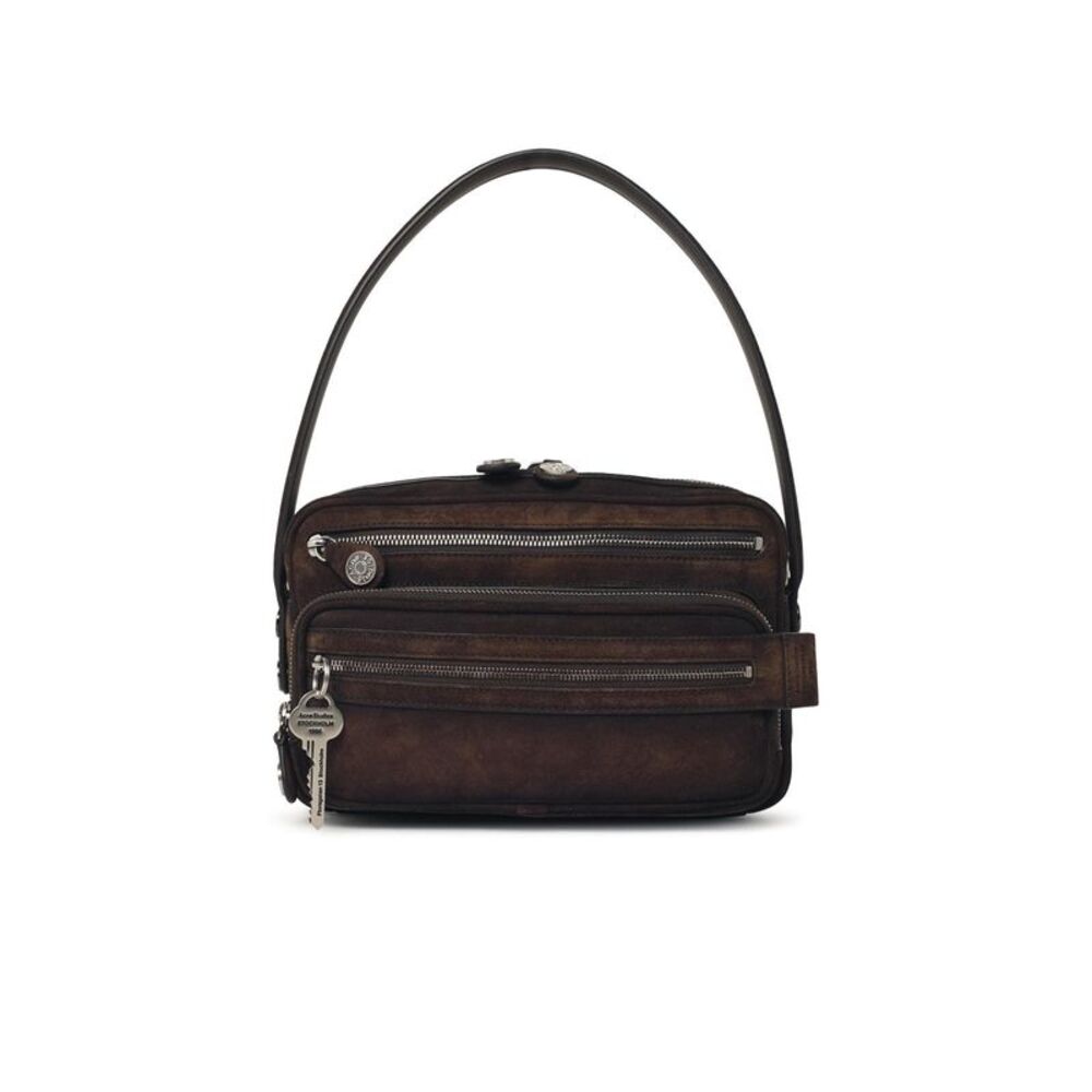 Acne Studios 'Camero Party' Brown Suede Bag Women